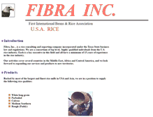 Tablet Screenshot of fibra.com